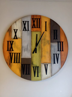 RELOJ XL "ENTABLONADO" - LUPE RICO