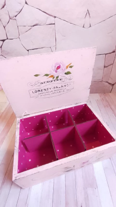 CAJA TE - 6 divisiones - comprar online
