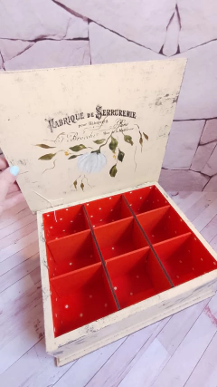 CAJA TE - 9 divisiones medium - LUPE RICO