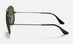 AVIADOR CLASSIC - Negro/Verde polarizado - Ray-Ban Importados ®