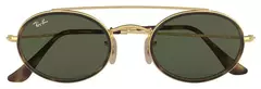 OVAL DOUBLE BRIDGE - Dorado/verde