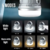 Lámpara Camping Farol Colgante Linterna Recargable Solar Usb - Low Cost Manía