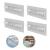 Estante X4 Adhesivo Ganchos Cocina Baño No Agujerear Soporte - tienda online
