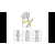 Guantes medio dedo bici moto GIANT WAGNER