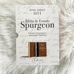 BÍBLIA DE ESTUDO SPURGEON - CAPA LUXO - comprar online