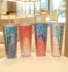 Vaso cola de Sirena