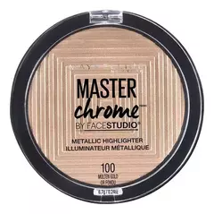 Maybelline Polvo Master Chrome Molten Gold tono 100 X6.7g - comprar online