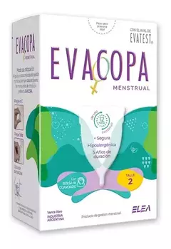 Evacopa copa copita menstrual reutilizable ecológica+bolsita Color Talle 1 en internet