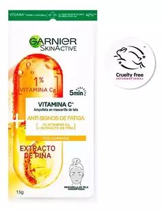 Garnier Ampolla En Mascarilla De Tela Vitamina C 5min X15g - comprar online
