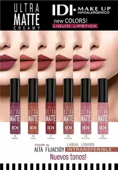 Idi Labial Liquido Ultra Matte Creamy Tono 16 Cocoa X5g - comprar online