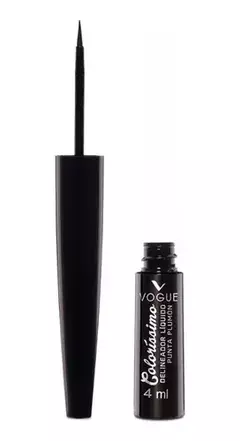 Vogue Coloríssimo Delineador Líquido 12hs X4ml Negro Mate