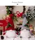 Boneca Natalina Decorativa Tricotado com Luz Led Noturna