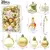 Kit com enfeites com bolas, pingentes para ornamentos de árvore de natal - loja online