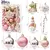 Kit com enfeites com bolas, pingentes para ornamentos de árvore de natal - comprar online
