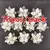 Enfeites para árvores de natal, decorações, flor artificial Glitter