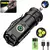 Mini lanterna portátil super brilhante, 3LED, Flash Torch, recarregável