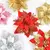 Enfeite de Árvore de Natal Flores Vermelhas, Decorações e Ornamentações