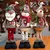 Bonecas de Natal infantis, Papai Noel, bonecos de neve, renas