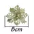 Enfeites para árvores de natal, decorações, flor artificial Glitter - comprar online