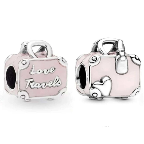 Berloque Separador Mala em Prata 925 - Viagens e Aventuras