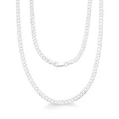 Corrente Grumet em Prata 925 - 60cm x 3mm
