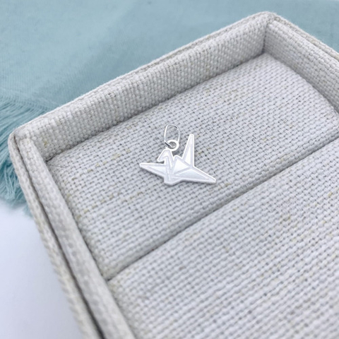 Pingente Tsuru em Prata 925