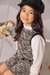 Vestido preto e branco Alekids - comprar online