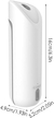 Atomizador Automático Recargable USB – 3 Modos de Rociado | Blanco - tienda online