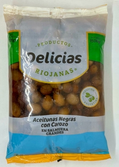 ACEITUNAS NEGRAS CON CAROZO GRANDES - 1 KG NETO
