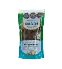 ACEITUNAS NEGRAS CON CAROZO - 180GRS NETO