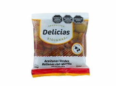 ACEITUNAS VERDES RELLENAS CON PASTA DE MORRON - 100 GRS