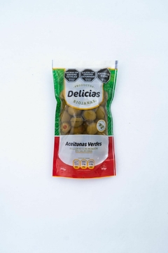 ACEITUNAS VERDES RELLENAS CON PASTA DE MORRON - 180GRS NETO