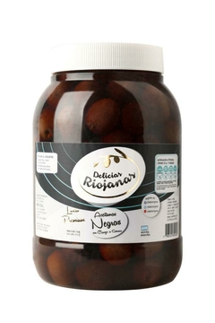 ACEITUNAS NEGRAS CON CAROZO - LINEA PREMIUM 1 KG