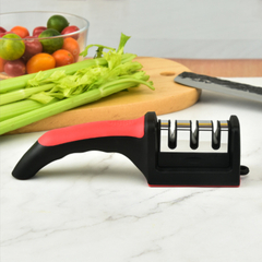 Amolador Faca Profissional Base Emborrachado Aço Inox - comprar online