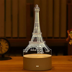 Lampara Velador LED 3D Escritorio USB en internet