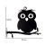 BÚHO DECO NEGRO - comprar online