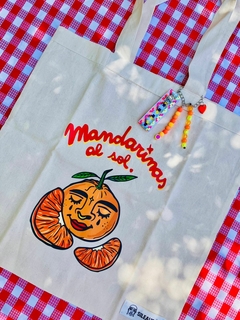 Tote bag mandarinas al sol