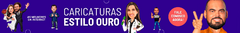 Banner da categoria Caricaturas Personalizada Estilo Ouro