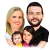 Caricatura Personalizada - Estilo Ouro S/pr 2