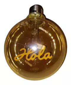 foco led vintage hello/hola