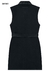 Vestido Jeans Curto Chemise Com Cinto - comprar online