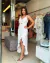 Vestido Crepe com Renda - comprar online