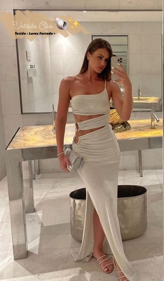 Vestido lurex shine