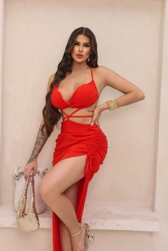 Vestido arramações afrodite