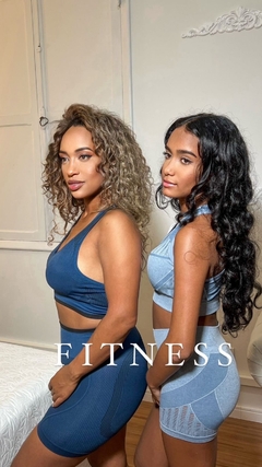 Conjunto fitness sem costura