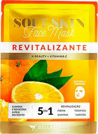 Máscara Facial Kbeauty Revitalizante Soft Skin Bella Femme - comprar online