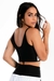 Cropped Alcinha Preto e Branco Liso | REF: LX222 - comprar online