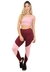 Calça Legging Detalhe Verde Militar Cropped Detalhe Busto Conjunto Fitness | REF: LX12