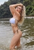 Biquini Tomara Que Caia Calcinha Amarrar Branco e Oncinha | REF: BK97 - loja online