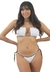 Biquini Tomara Que Caia Calcinha Amarrar Branco e Oncinha | REF: BK97